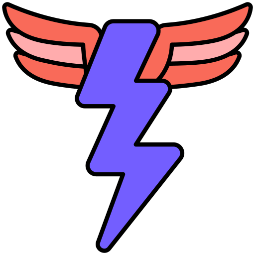 Lightning bolt Generic Alternative Color icon