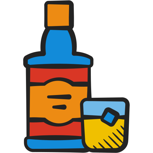 Whiskey Generic color hand-drawn icon