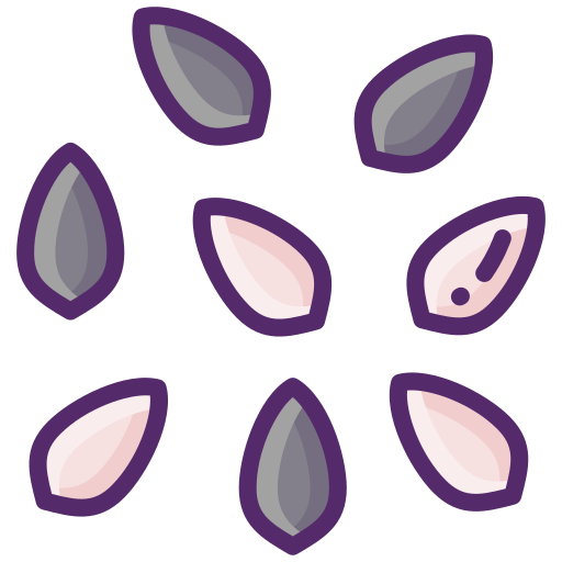 семена кунжута Flaticons Lineal Color иконка