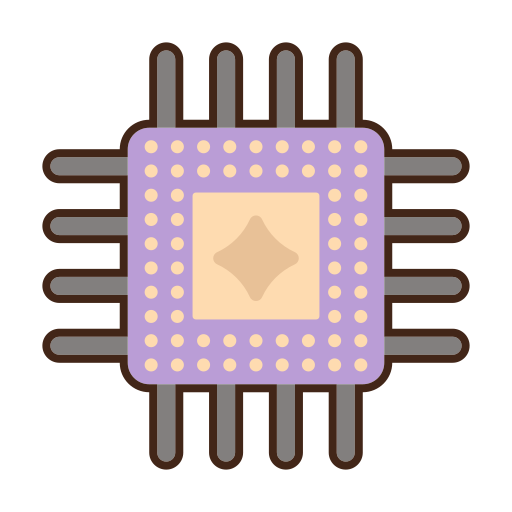 Processor Flaticons Lineal Color icon