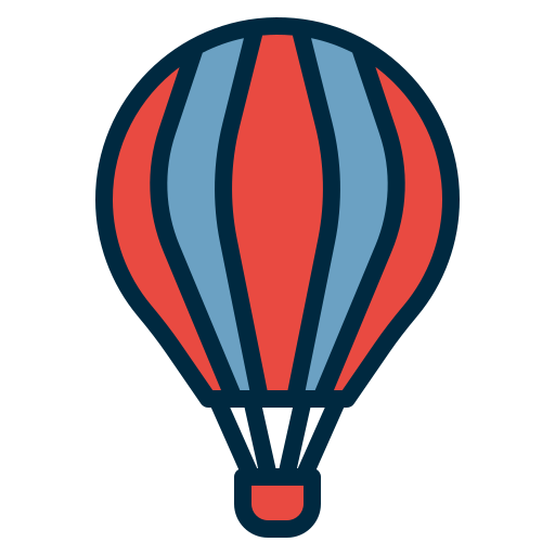 熱気球 Generic color outline icon