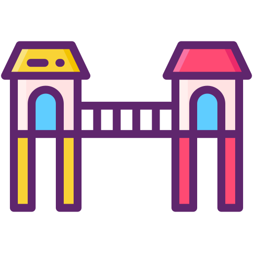 橋 Flaticons Lineal Color icon