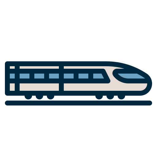 treno Generic color outline icona