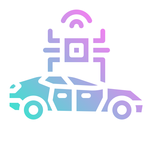 Автономный автомобиль Generic gradient outline иконка