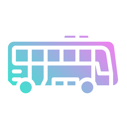 Minibus Generic gradient outline icon