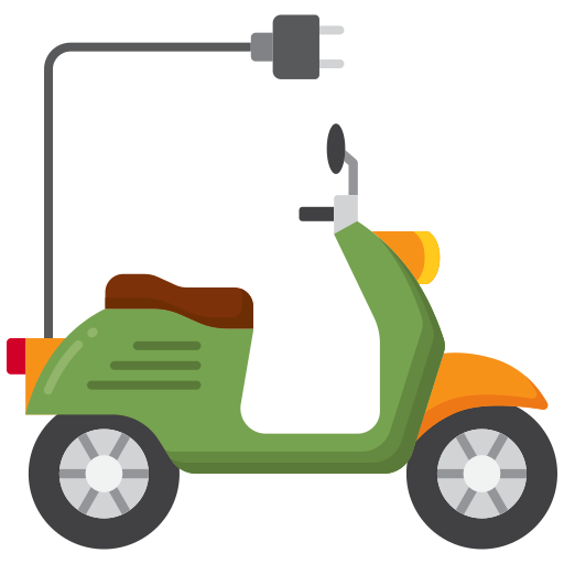 scooter Flaticons Flat Icône