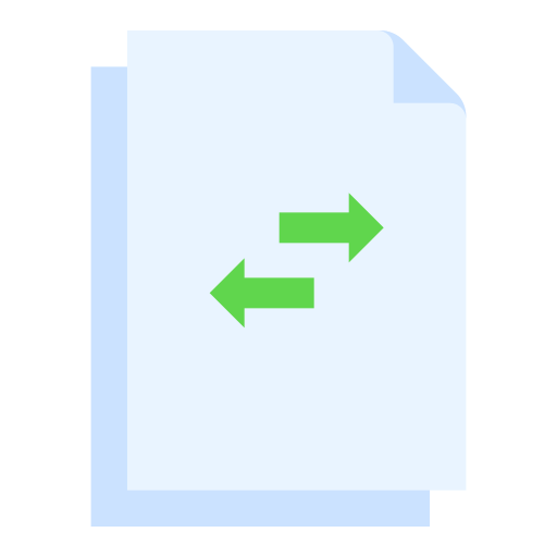 transferencia de archivos Good Ware Flat icono