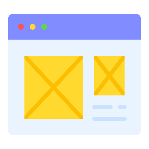 diseño web Good Ware Flat icono