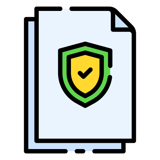 File protection Good Ware Lineal Color icon