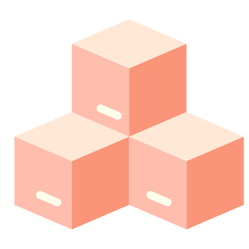 Boxes Generic color fill icon