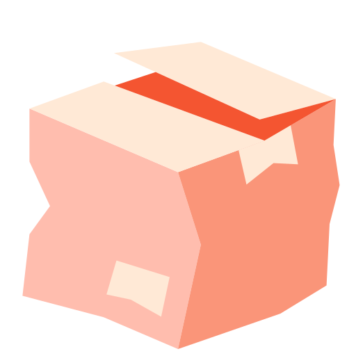 Damaged package Generic color fill icon