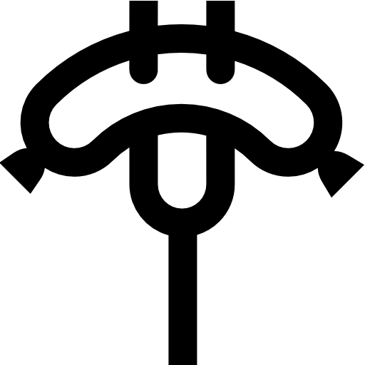 salsiccia Super Basic Straight Outline icona
