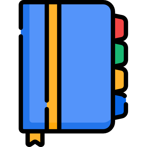 Agenda Special Lineal color icon