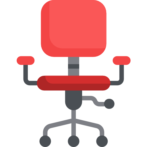 Desk chair Special Flat icon