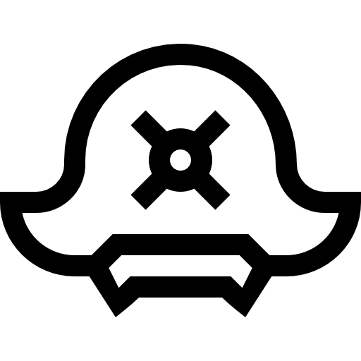 piratenhut Basic Straight Lineal icon