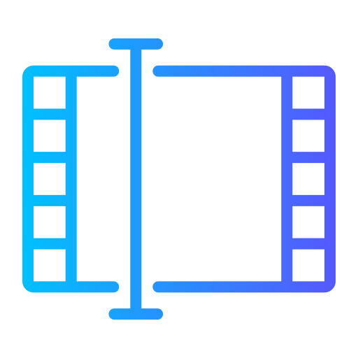 video bewerker Generic gradient outline icoon