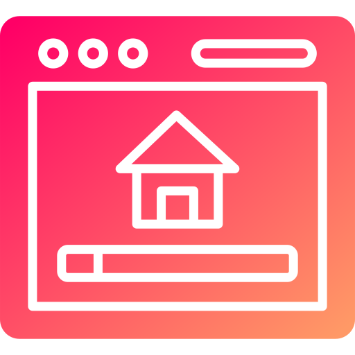 Home page Generic gradient fill icon