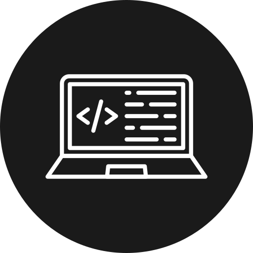 Programming Generic black fill icon