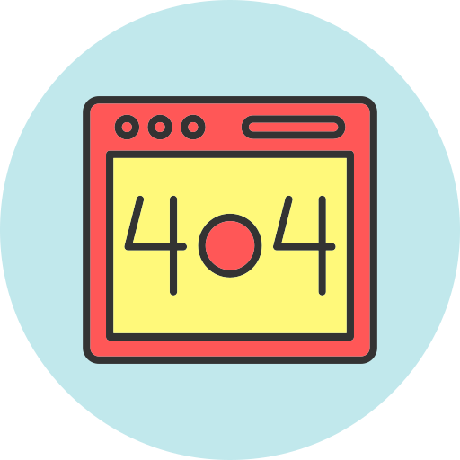 Error 404 Generic color lineal-color icon