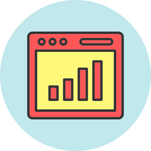 Bar chart Generic color lineal-color icon