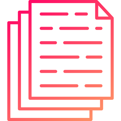 archivos Generic gradient outline icono