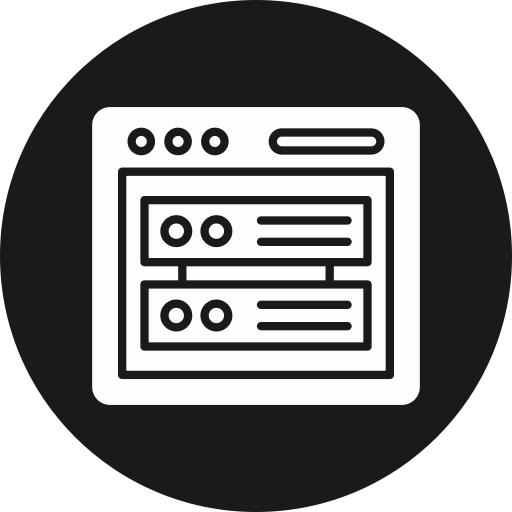 Database Generic black fill icon