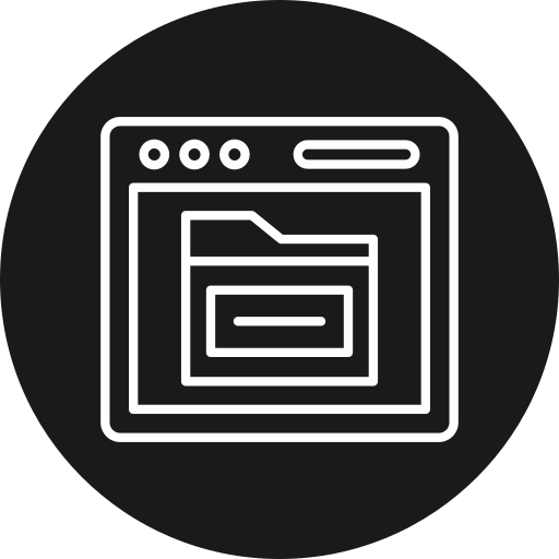 Folder Generic black fill icon