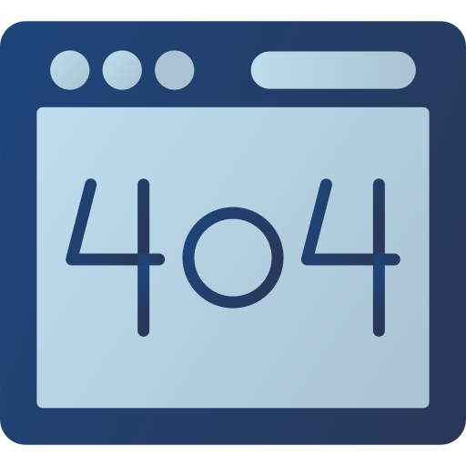 fehler 404 Generic gradient fill icon