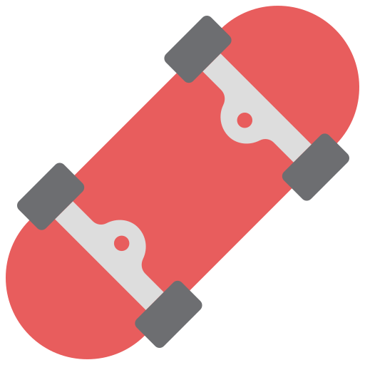 skateboard Generic color fill icon