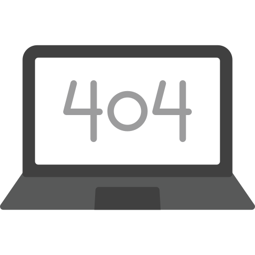 오류 404 Generic color fill icon