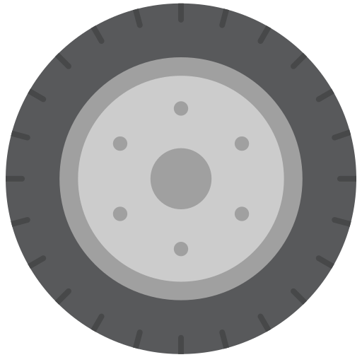 Tyre Generic color fill icon