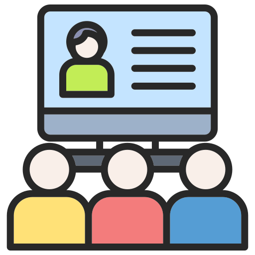 온라인 교육 Generic color lineal-color icon
