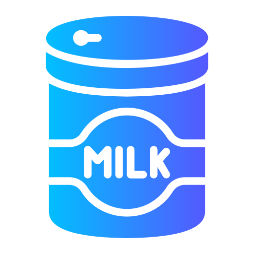 mleko w proszku Generic gradient fill ikona