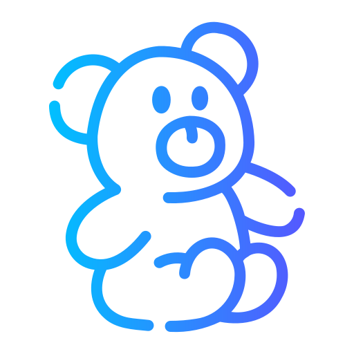 oso de peluche Generic gradient outline icono