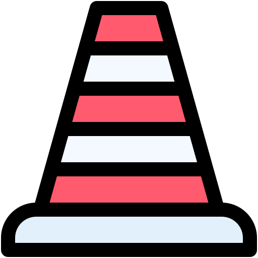 cono di traffico Generic color lineal-color icona