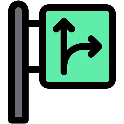 verkeersbord Generic color lineal-color icoon