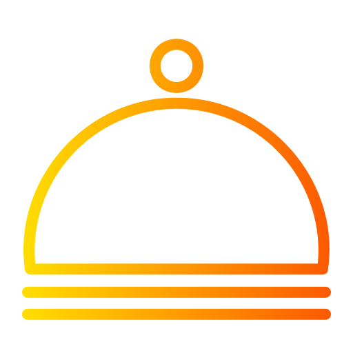 Food cover Generic gradient outline icon