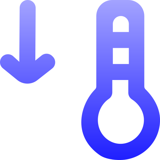 thermometer Generic gradient fill icoon