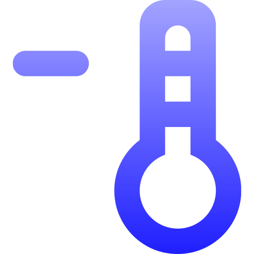 termometr Generic gradient fill ikona