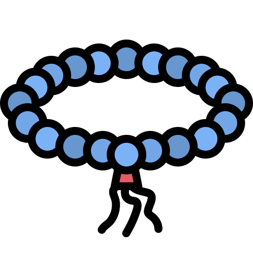 koraliki Generic color lineal-color ikona