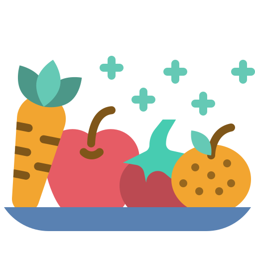zdrowe jedzenie Generic color fill ikona
