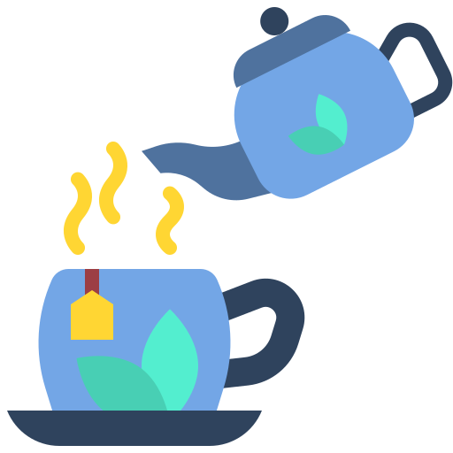 Травяной чай Generic color fill иконка