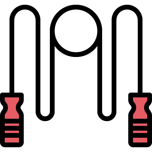 Прыжки со скакалкой Generic color lineal-color иконка