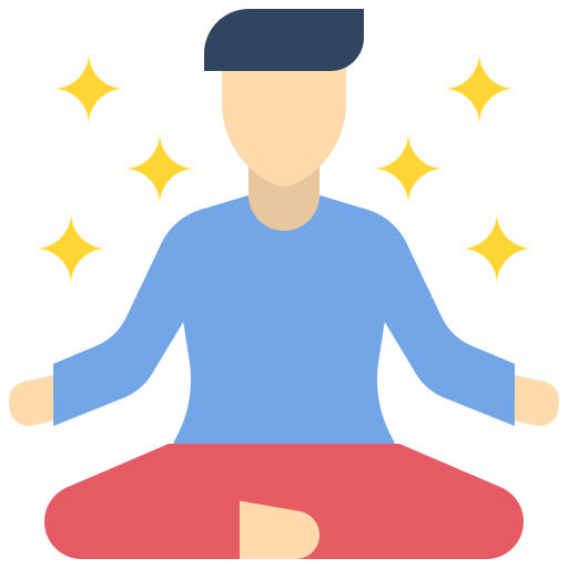 medytacja Generic color fill ikona