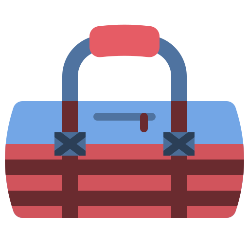 Sport bag Generic color fill icon