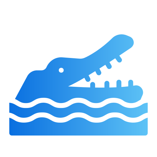 Crocodile Generic gradient fill icon