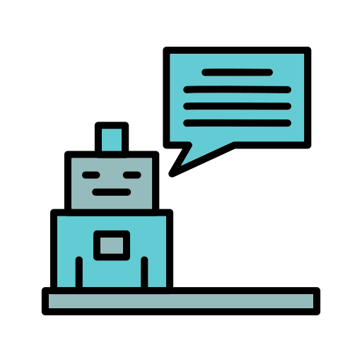 Chat bot Generic color lineal-color icon