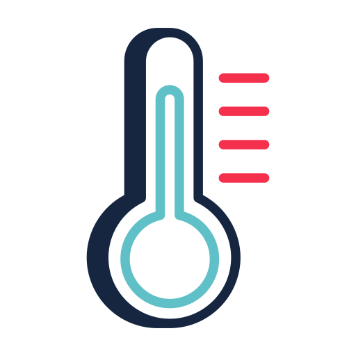 Термометр Generic color outline иконка