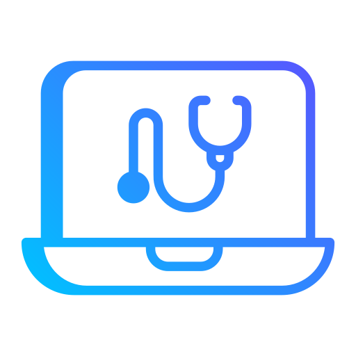internetowa usługa medyczna Generic gradient fill ikona
