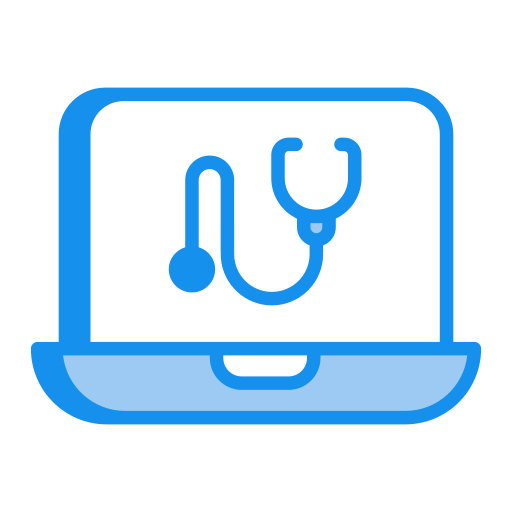 Online medical service Generic color lineal-color icon